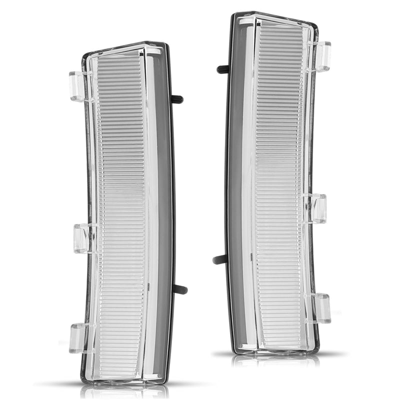 DURAFORCE Clear Lens Side Marker Lamps DRL Turn Signal Lights For Nissan 350Z LCI 2006-09
