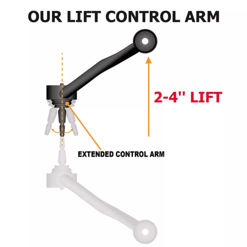 DURAFORCE 2-4" Lift Front Upper Control Arm w/ Ball Joints For Ford F150 2WD 4WD 2009-2023