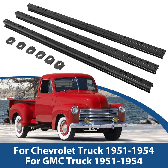 DURAFORCE 1951 1952 1953 1954 CHEVY PICKUP TRUCK GMC BED Floor Brace Across 3 PCS