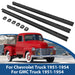 DURAFORCE 1951 1952 1953 1954 CHEVY PICKUP TRUCK GMC BED Floor Brace Across 3 PCS