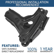 DURAFORCE Rear Engine Mount Swap T Bracket EM1 EK for 1999 2000 HONDA CIVIC B16 SI 1.6L