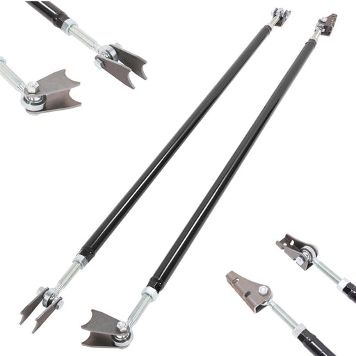 DURAFORCE 72" Traction Tie Bars Kit WITH Rod Ends For Short Bed Truck 2001-2019 Steel
