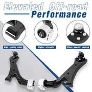 DURAFORCE Front Lower Control Arms for Chevy Equinox GMC Terrain 2.4L/3.0L/3.6L 2010-2017