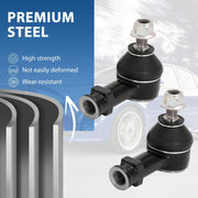 DURAFORCE Front Outer Tie Rod End Links Suspension Set For Ford Focus 06-11 Left & Right