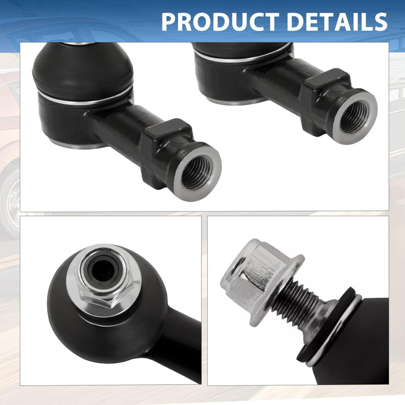 DURAFORCE Front Outer Tie Rod End Links Suspension Set For Ford Focus 06-11 Left & Right
