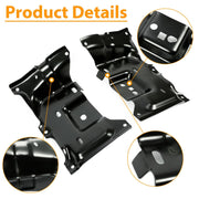 DURAFORCE Front Driver & Passenger Side Bumper Mounting Bracket Fits 2015-2017 Ford F-150