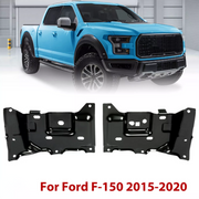 DURAFORCE Front Driver & Passenger Side Bumper Mounting Bracket Fits 2015-2017 Ford F-150