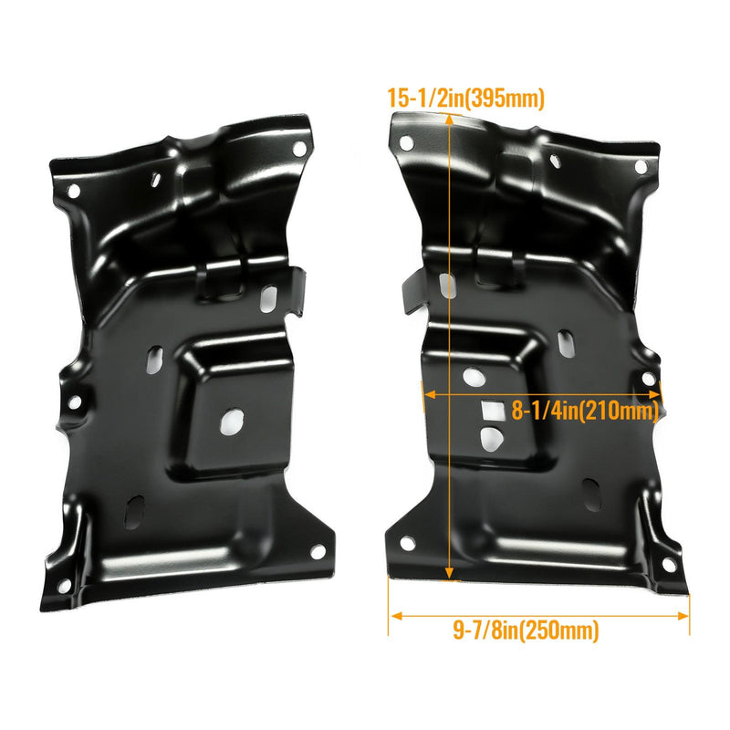 DURAFORCE Front Driver & Passenger Side Bumper Mounting Bracket Fits 2015-2017 Ford F-150
