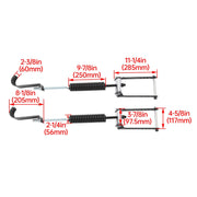 DURAFORCE Heavy Duty Rear Leaf Spring Helper Suspension For Ford F150 4WD 2009-2022