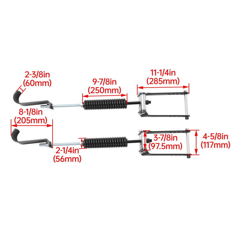 DURAFORCE Heavy Duty Rear Leaf Spring Helper Suspension For Ford F150 4WD 2009-2022