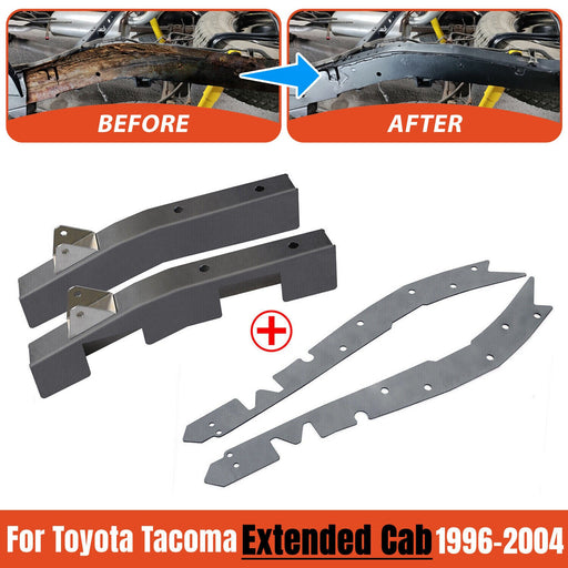DURAFORCE Mid Frame Rust Repair Kit + Repair Plate for 96-04 Toyota Tacoma Extended Cab