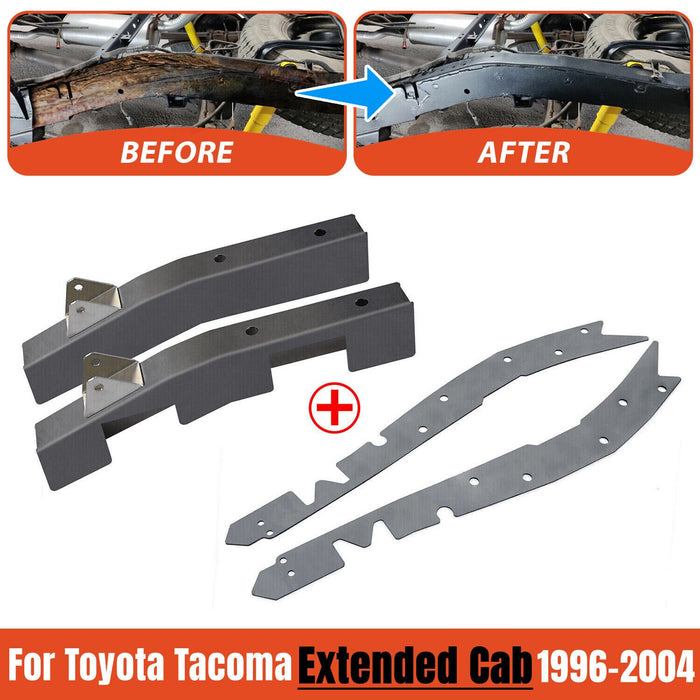 DURAFORCE Mid Frame Rust Repair Kit + Repair Plate for 96-04 Toyota Tacoma Extended Cab