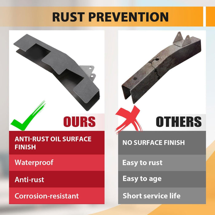 DURAFORCE Mid Frame Rust Repair Kit + Repair Plate for 96-04 Toyota Tacoma Extended Cab