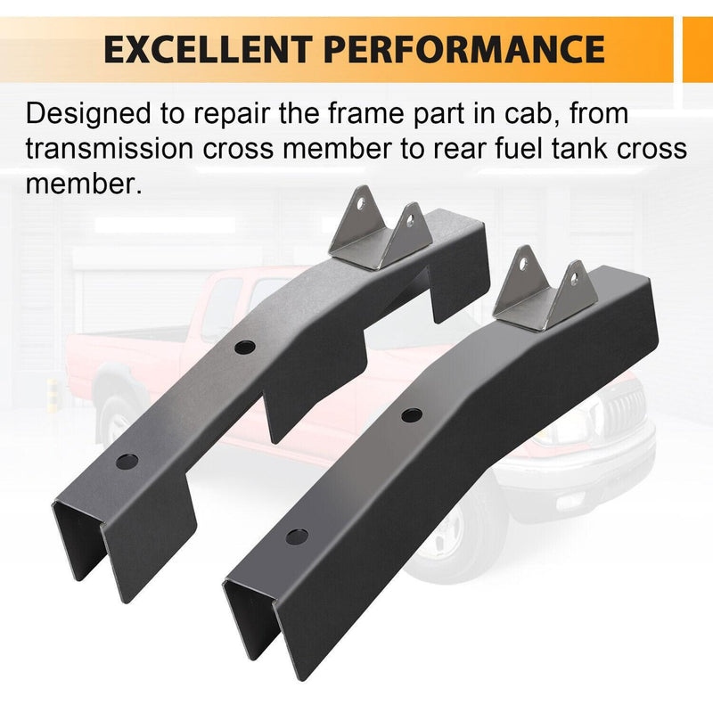 DURAFORCE Mid Frame Rust Repair Kit + Repair Plate for 96-04 Toyota Tacoma Extended Cab