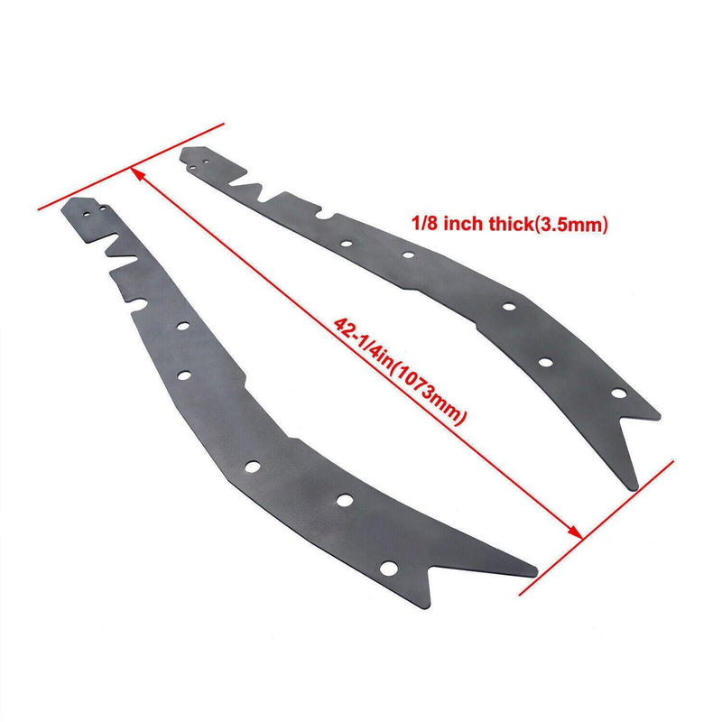 DURAFORCE Mid Frame Rust Repair Kit + Repair Plate for 96-04 Toyota Tacoma Extended Cab