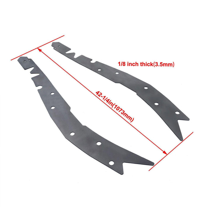 DURAFORCE Mid Frame Rust Repair Kit + Repair Plate for 96-04 Toyota Tacoma Extended Cab