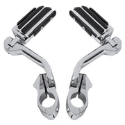 DURAFORCE Engine Guard Crash Bar + 1.25" Highway Foot Pegs For Harley Softail 2000-2017
