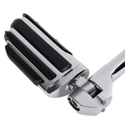 DURAFORCE Engine Guard Crash Bar + 1.25" Highway Foot Pegs For Harley Softail 2000-2017