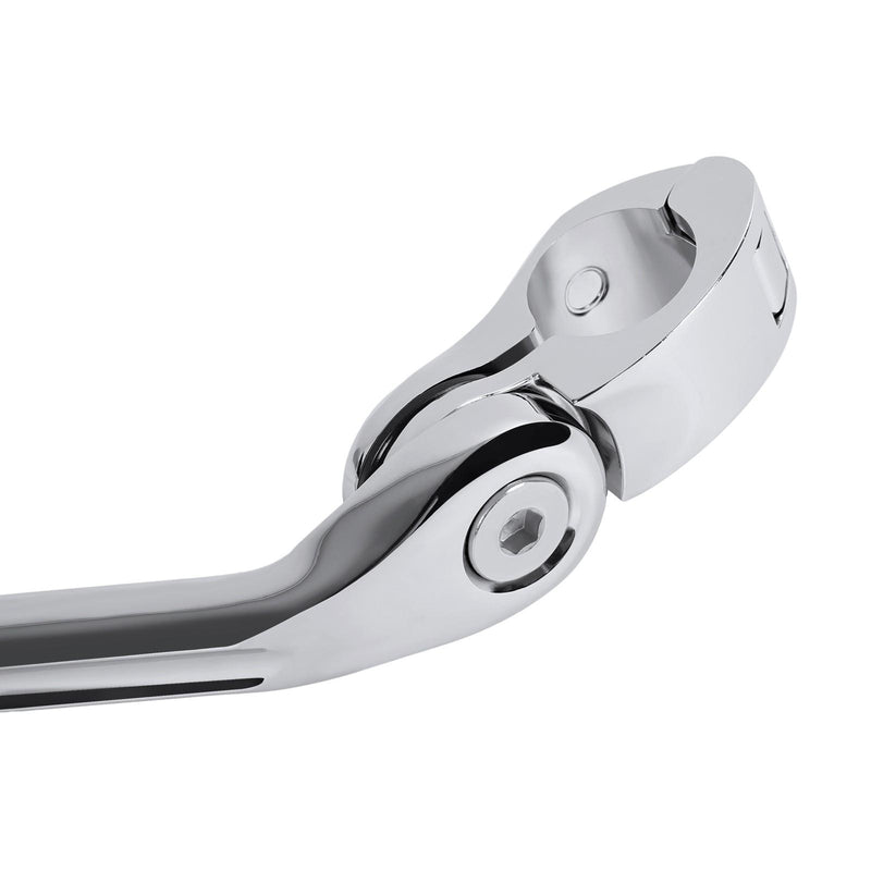 DURAFORCE Engine Guard Crash Bar + 1.25" Highway Foot Pegs For Harley Softail 2000-2017