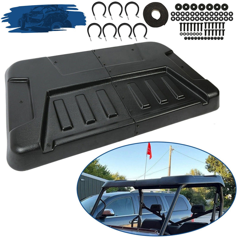 DURAFORCE Hard Top Roof For Polaris Ranger XP 570 500 800 900 Diesel Full Size Black