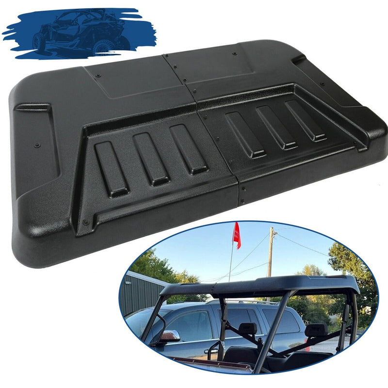 DURAFORCE Hard Top Roof For Polaris Ranger XP 570 500 800 900 Diesel Full Size Black