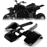 DURAFORCE NEW Black Front Fender Plastic Body Kit For Yamaha Banshee 350 YFZ350 1987-2006