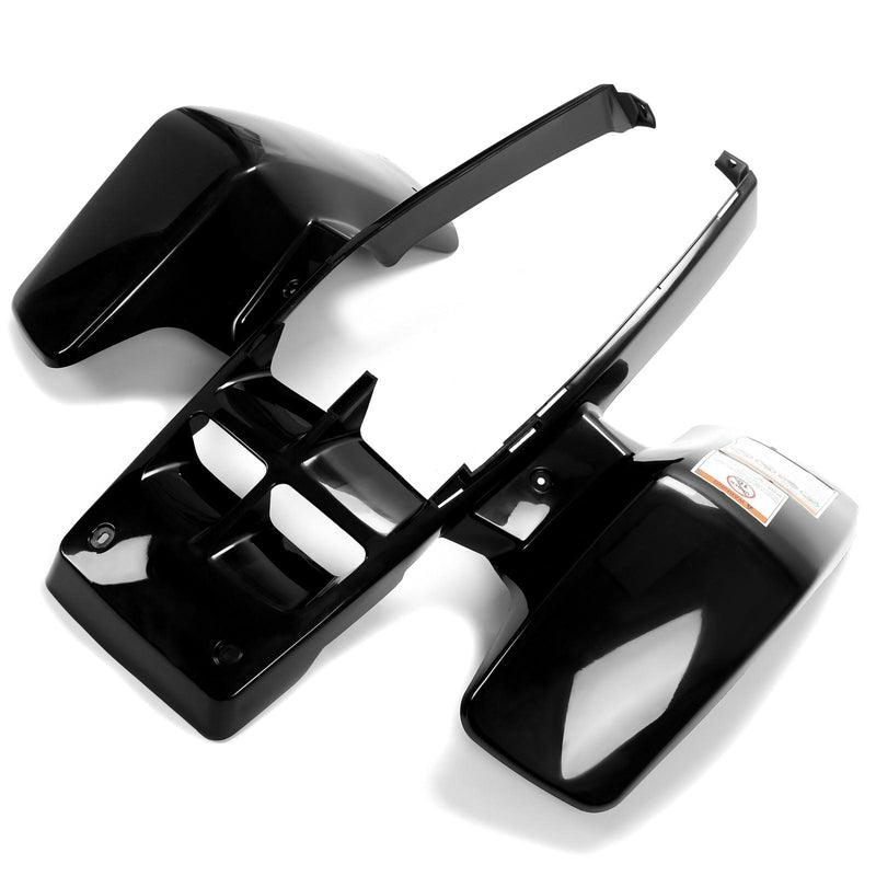 DURAFORCE NEW Black Front Fender Plastic Body Kit For Yamaha Banshee 350 YFZ350 1987-2006