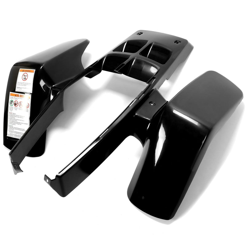 DURAFORCE NEW Black Front Fender Plastic Body Kit For Yamaha Banshee 350 YFZ350 1987-2006