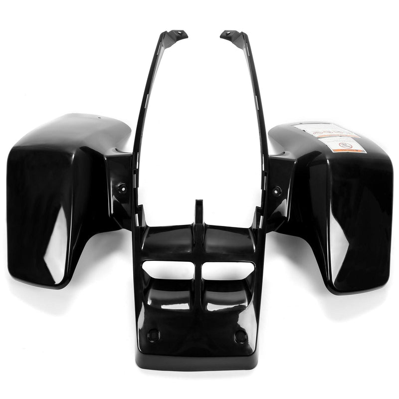 DURAFORCE NEW Black Front Fender Plastic Body Kit For Yamaha Banshee 350 YFZ350 1987-2006