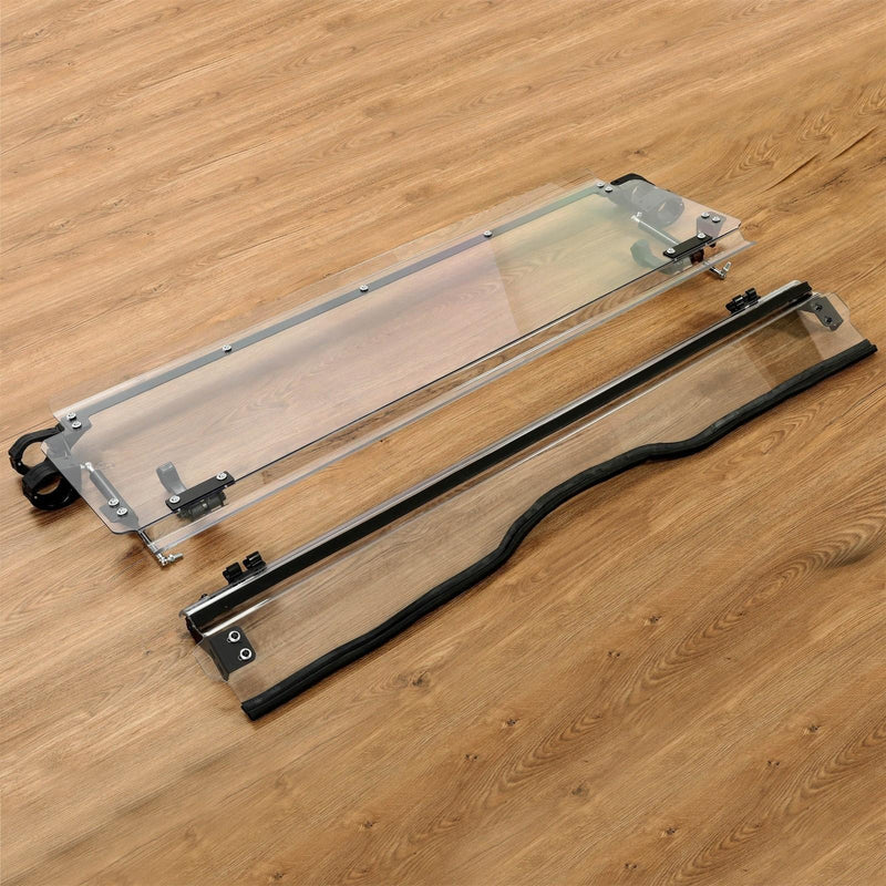 DURAFORCE For 2018-2020 Yamaha Wolverine X2 X4 UTV Scratch Resistant Clear Flip Windshield