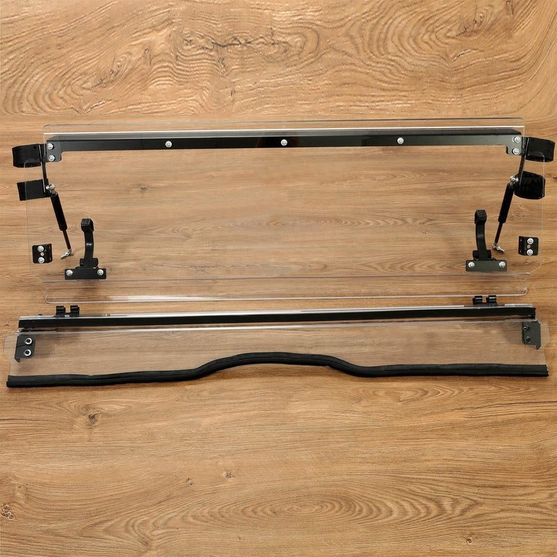 DURAFORCE For 2018-2020 Yamaha Wolverine X2 X4 UTV Scratch Resistant Clear Flip Windshield