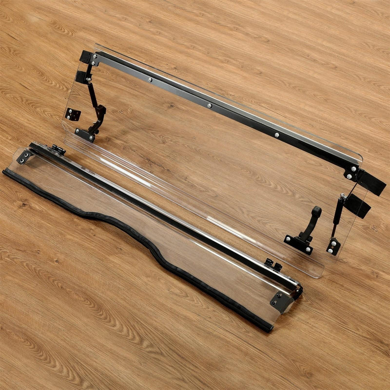DURAFORCE For 2018-2020 Yamaha Wolverine X2 X4 UTV Scratch Resistant Clear Flip Windshield