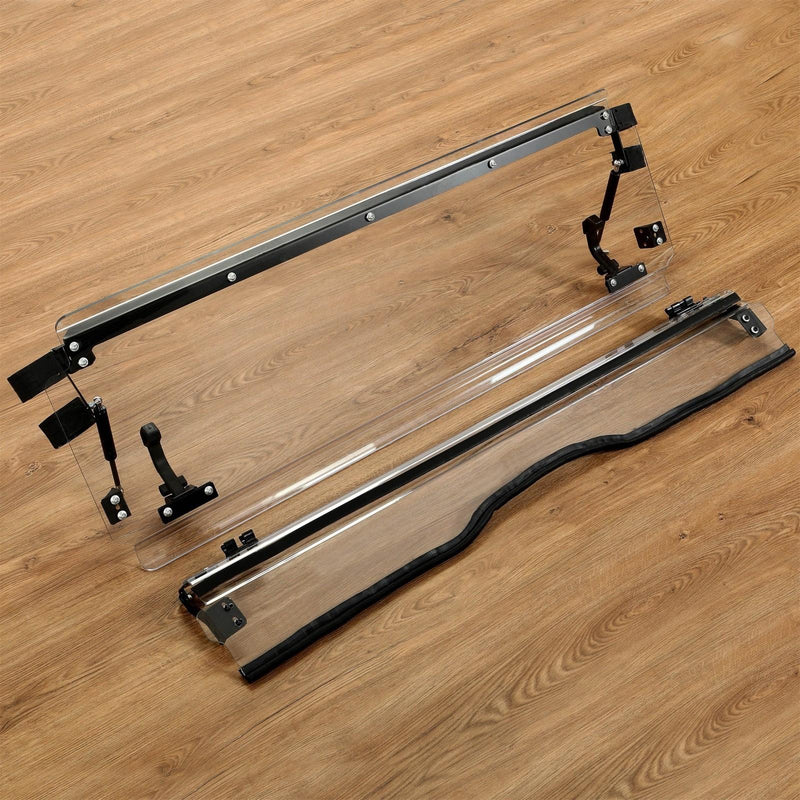 DURAFORCE For 2018-2020 Yamaha Wolverine X2 X4 UTV Scratch Resistant Clear Flip Windshield