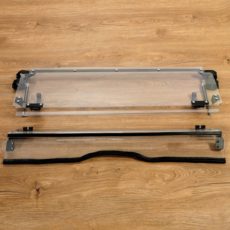 DURAFORCE For 2018-2020 Yamaha Wolverine X2 X4 UTV Scratch Resistant Clear Flip Windshield