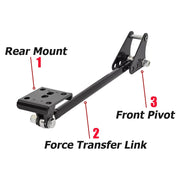 DURAFORCE For Chevy / GMC C10 C15 Axle Flipped Truck 1973-1987 Steel Rear Traction Tie Bar