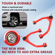 DURAFORCE For 2-4" Lift Front Upper Control Arms For 2007-2018 Silverado Sierra 2WD 4WD