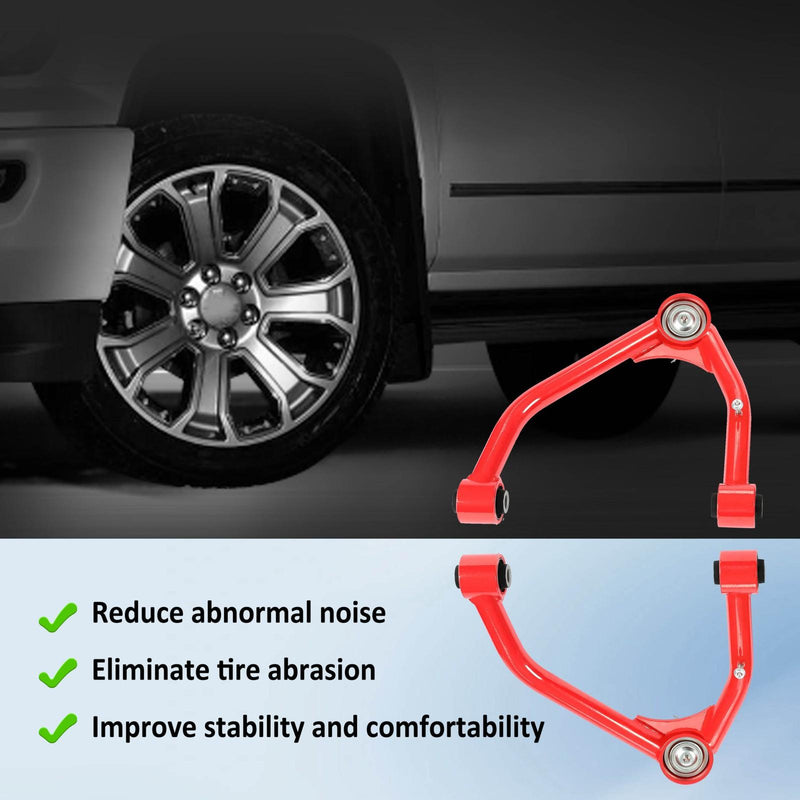 DURAFORCE For 2-4" Lift Front Upper Control Arms For 2007-2018 Silverado Sierra 2WD 4WD