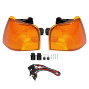 DURAFORCE Turn Signal Corner Lights Driver & Passenger Lamps For Peterbilt 375 385 Trucks