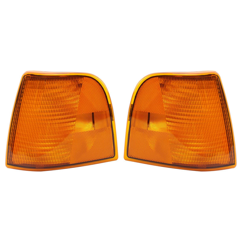 DURAFORCE Turn Signal Corner Lights Driver & Passenger Lamps For Peterbilt 375 385 Trucks