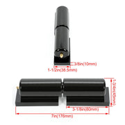 DURAFORCE Heavy Duty Hinge Steel 7" Barrel Hinge Weld-On For Metal Gates Doors Universal