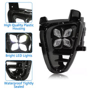 DURAFORCE 4 Eyes LED DRL Running Fog Lights For Kia Sorento 2019 2020 Driver & Passenger