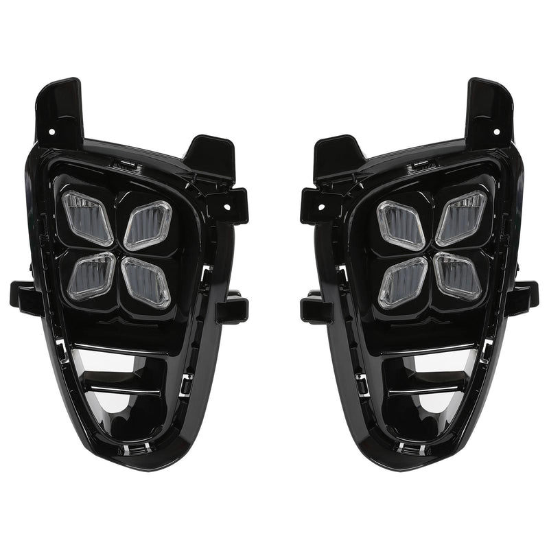 DURAFORCE 4 Eyes LED DRL Running Fog Lights For Kia Sorento 2019 2020 Driver & Passenger