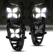 DURAFORCE 4 Eyes LED DRL Running Fog Lights For Kia Sorento 2019 2020 Driver & Passenger