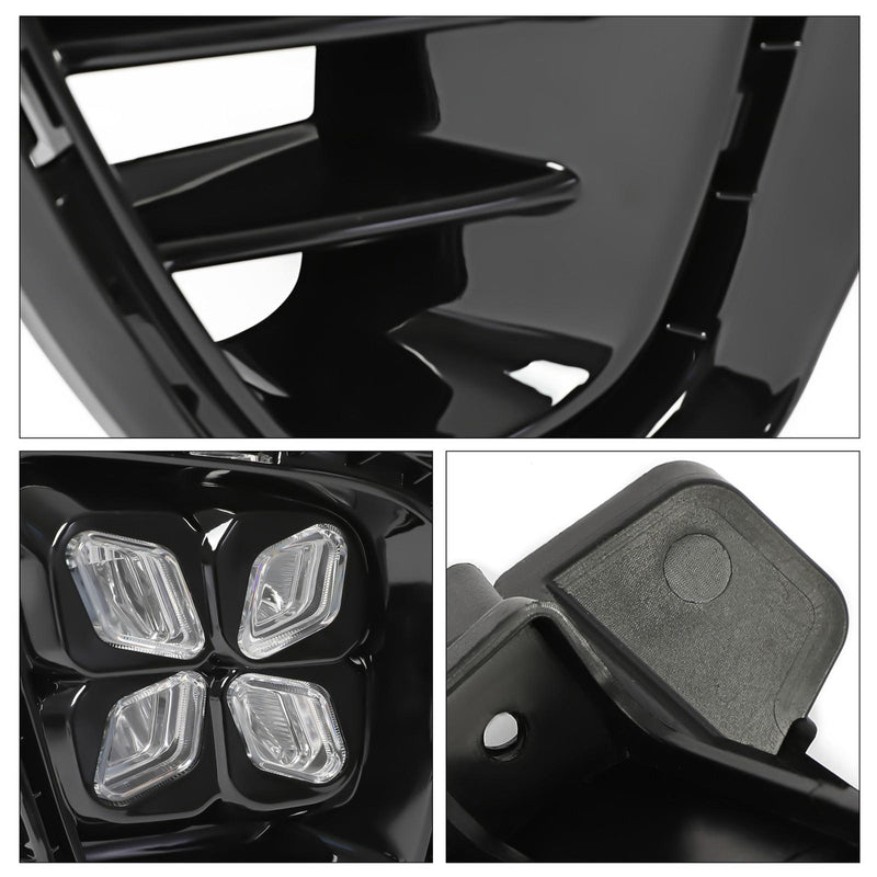 DURAFORCE 4 Eyes LED DRL Running Fog Lights For Kia Sorento 2019 2020 Driver & Passenger