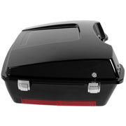 DURAFORCE Chopped Pack Trunk with Backrest For Harley Davidson Touring 1997-2013