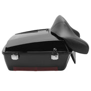 DURAFORCE Chopped Pack Trunk with Backrest For Harley Davidson Touring 1997-2013