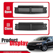DURAFORCE Front Lower Radiator Grille Shutter Assembly For VW Jetta 2015-2018 2016 2017