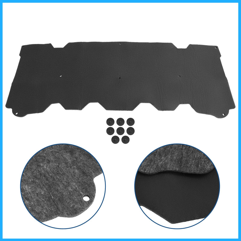 DURAFORCE For 2007-2013 GMC Sierra Pick-Up Truck Hood Insulation Pad 1/2" W/clips