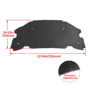 DURAFORCE Hood Insulation Pad With Clips Heat Blanket For Pontiac G6 2005-2010 2006 2007