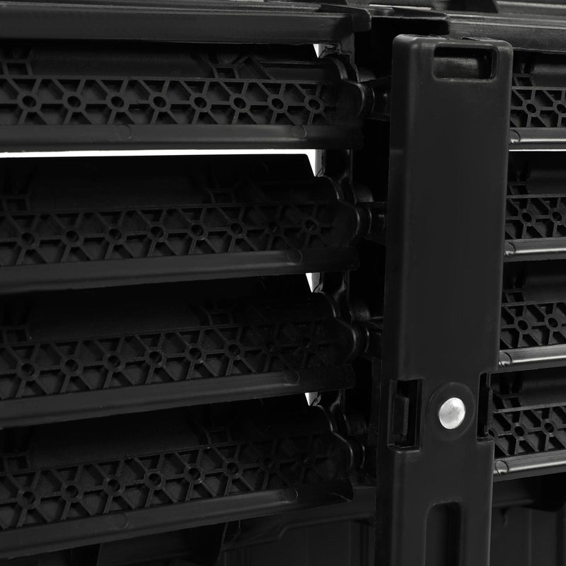 DURAFORCE Radiator Support Shutter Grille Assembly For 2017-2019 Ford Fusion #HS7Z8475A